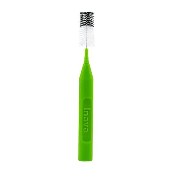 INAVA Brossettes MONO COMPACT Vertes 2.2mm ISO6 - Espaces Interdentaires Très Larges - Bte/4