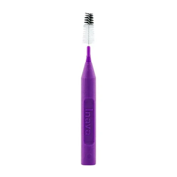 INAVA Brossettes MONO COMPACT Violettes 1.8mm ISO5 - Espaces Interdentaires Larges - Bte/4