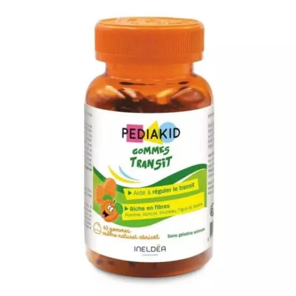 INELDEA - Pediakid - 60 Gommes pour le transit - 3700225602757