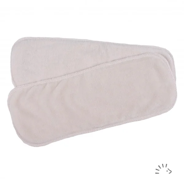 Inserts absorbants en coton bio - Lot de 2 boosters POPOLINI