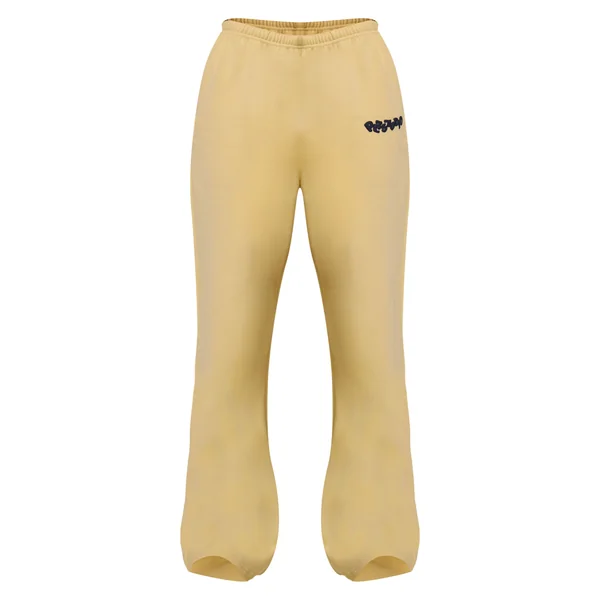 Jaune Jogging Jaune Beurre PLT Studio À Taille Fine Et Imprimé Synthétiqueff