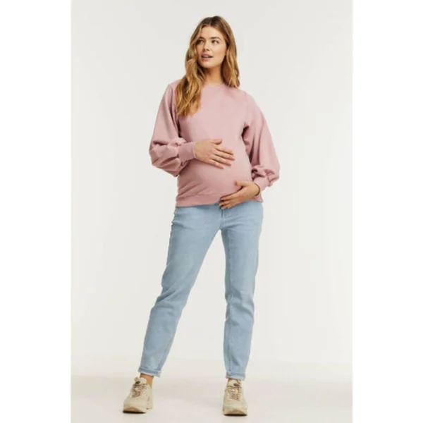 Jean de Grossesse Mom Fit Norah - Bleu clair