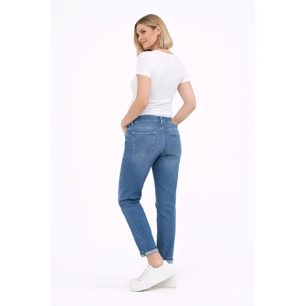 Jean de grossesse Mom Norah stone wash