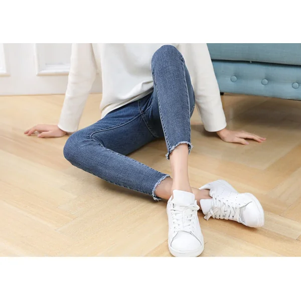 Jean de grossesse skinny court - Noir/Bleu - Reste 1T40