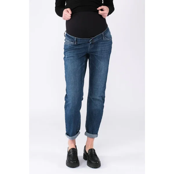 Jean Grossesse Mom Fit Norah - Bleu foncé