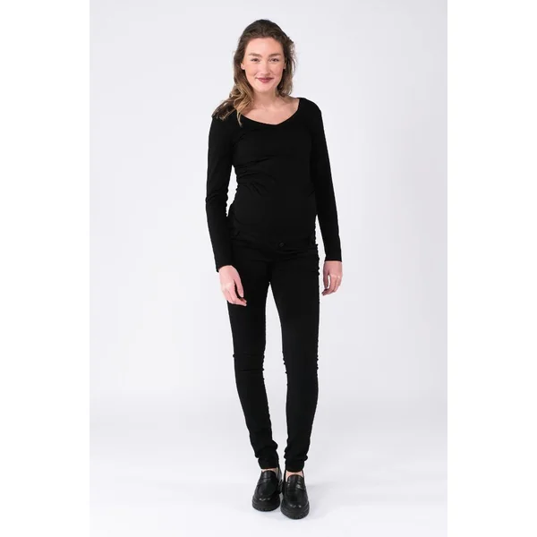 Jean Grossesse Sophia - Coupe Slim - Noir
