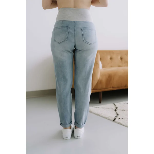 Jeans coupe droite - bleu pâle