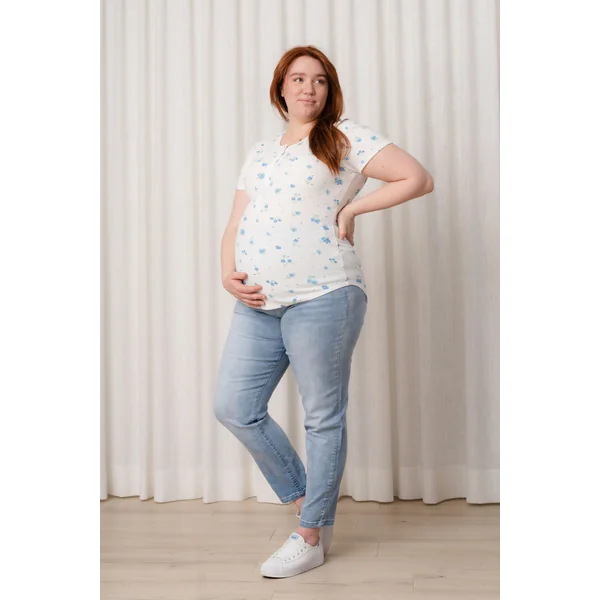 Jeans coupe droite - bleu pâle
