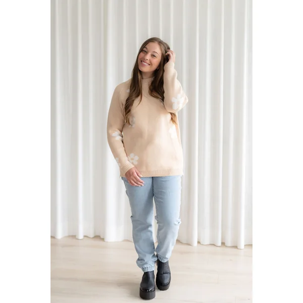 Jeans à taille élastique - bleu pâle