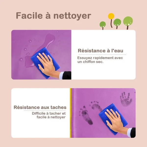 Jeu en Mousse Crawl Colorée Jeu Interactif Léger de 5 Pièces Jouet Composite en Logiciel avec Housse en Polyuréthane et Obturateur Epe