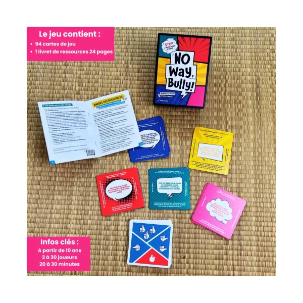 Jeu pour sortir du harcèlement scolaire No Way Bully