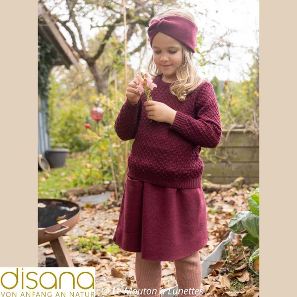 Jupe DISANA 4 saisons en laine bouillie bio