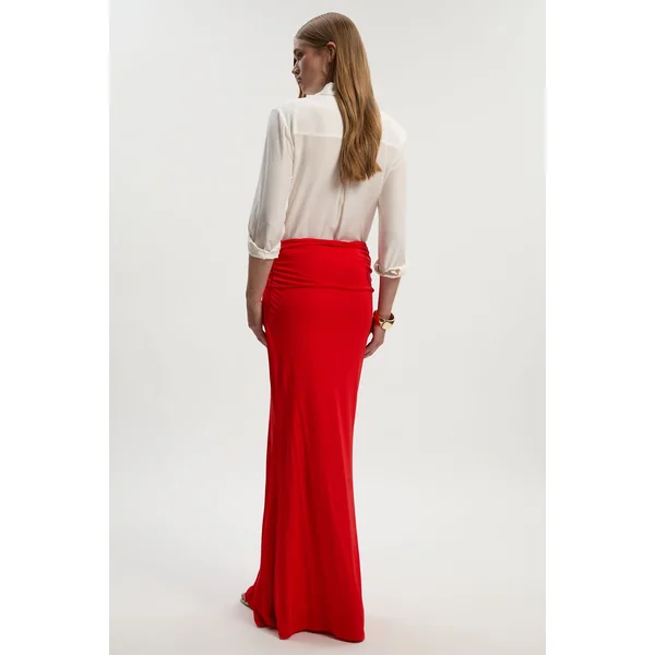 Jupe Maxi en Jersey Crêpe Stretch Premium