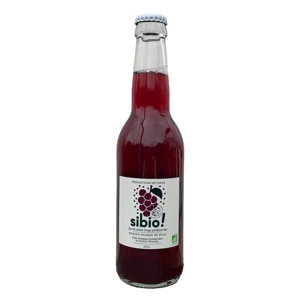 Jus de raisin rouge pétillant - 33cl