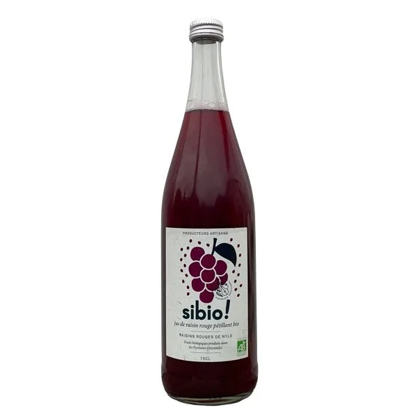 Jus de raisin rouge pétillant - 75cl