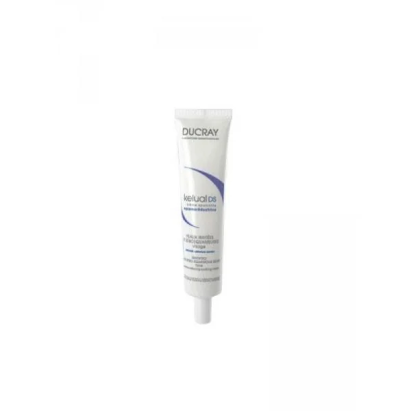 KELUAL DS Crème Apaisante Squamo-Réductrice 40ml - Peaux Irritées avec Rougeurs et Squames