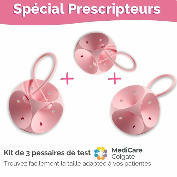 Kit de pessaires de test forme CUBE