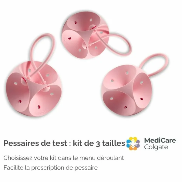 Kit de pessaires de test forme CUBE