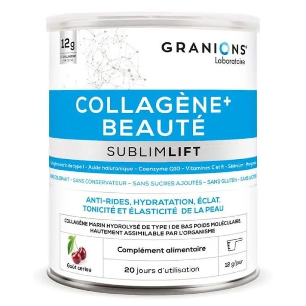 LABORATOIRE GRANIONS , Collagène+Beauté sublimait - 300 g - Programme de 20 jours