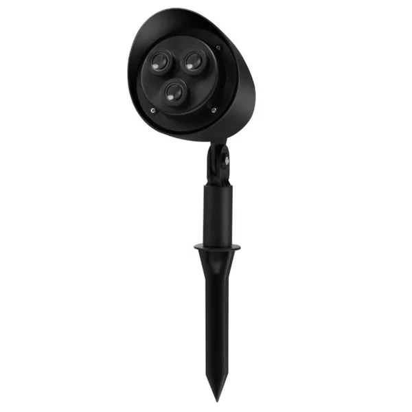 Lampe Projecteur Noël 15m Distance de Projection Max 3Lumières LED Motif Père Noël et Rennes Résistant aux Intempéries