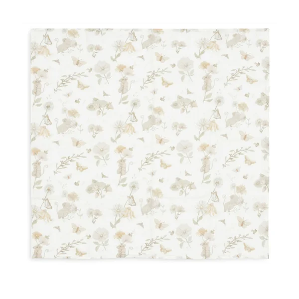 Langes en gaze de coton Dreamy Mouse 70 x 70 cm (Lot de 2)