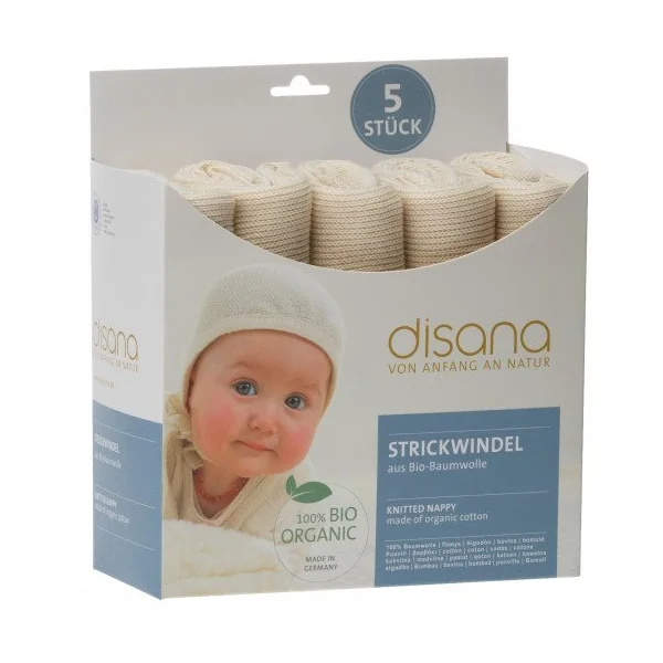 Langes à nouer DISANA en coton bio - En lots ou à l'unité
