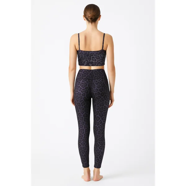 Legging AZALÉE - Panthère violet