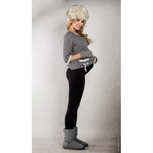 Legging de grossesse doublure polaire - spécial hiver