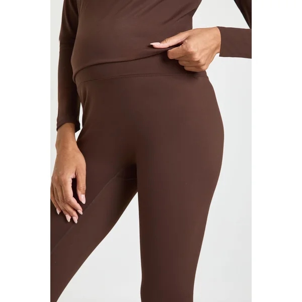 Legging de maternité ultra-doux sculptant pour soutien du ventre