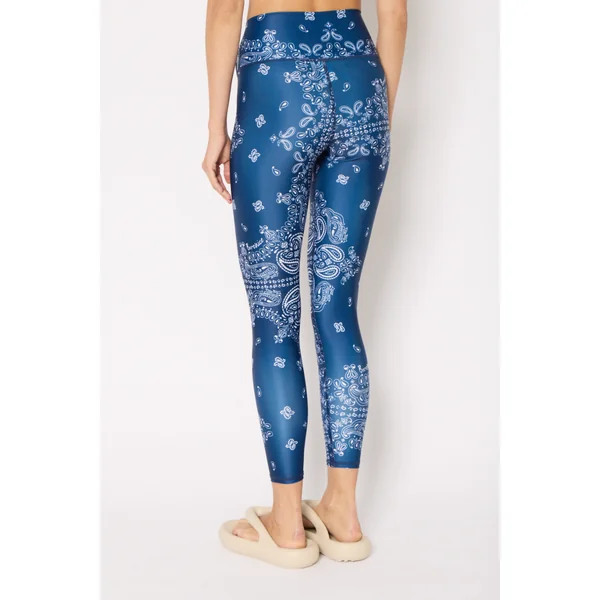 Legging FLEUR - Bandana bleu