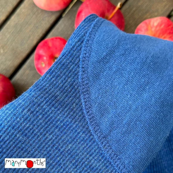 Legging évolutif mérinos avec Patches aux genoux ManyMonths