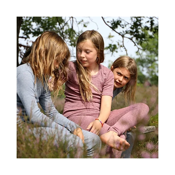 Leggings coton laine et soie pour enfant - COSILANA