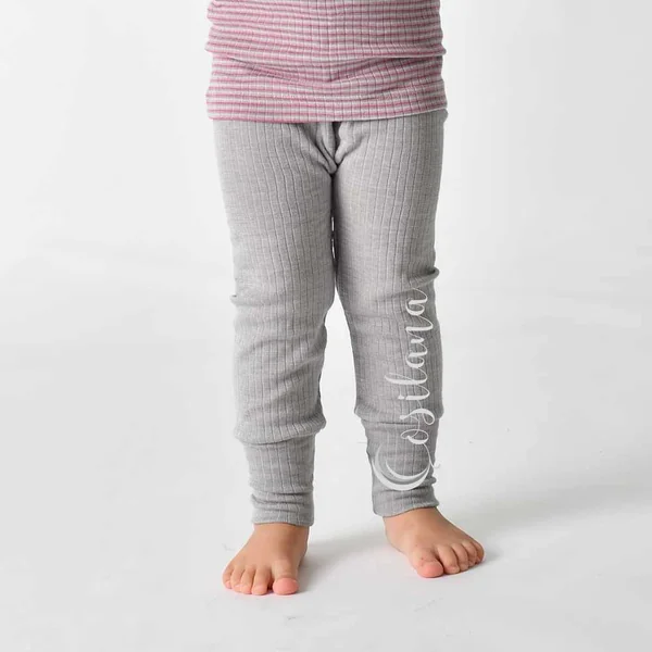 Leggings coton laine et soie pour enfant - COSILANA
