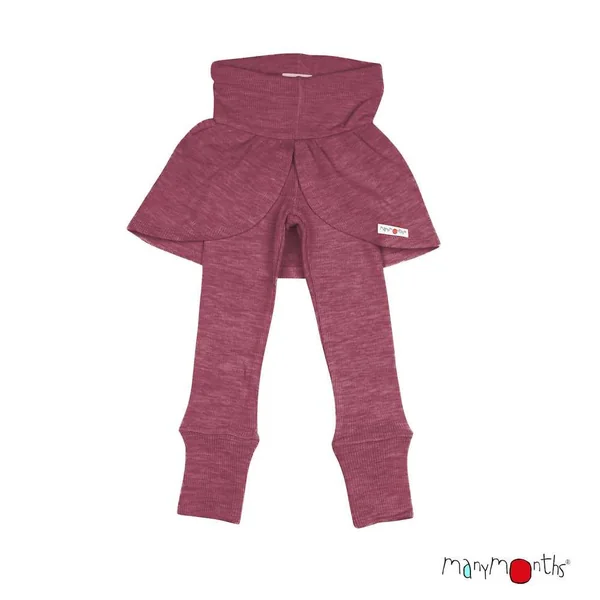 Leggings Papillon en laine mérinos - ManyMonths Unique Butterfly
