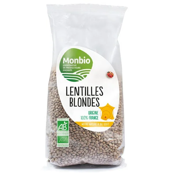 Lentilles blondes France 500g