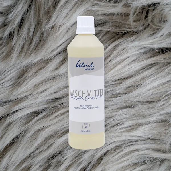 Lessive spéciale laine, soie et peaux AVEC lanoline 500 ml - ULRICH Natürlich