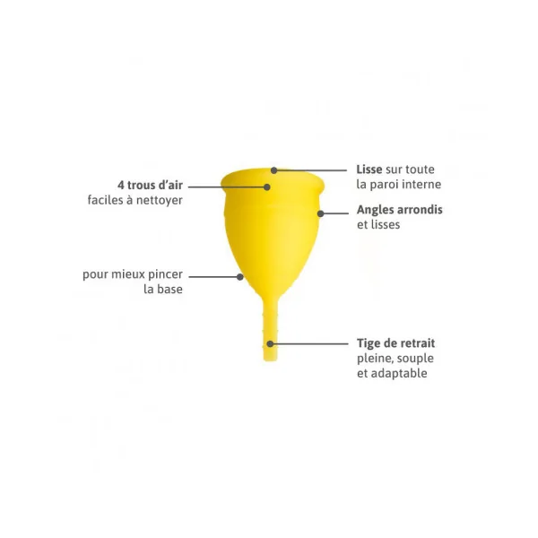 Lunacopine jaune boîte taille 2