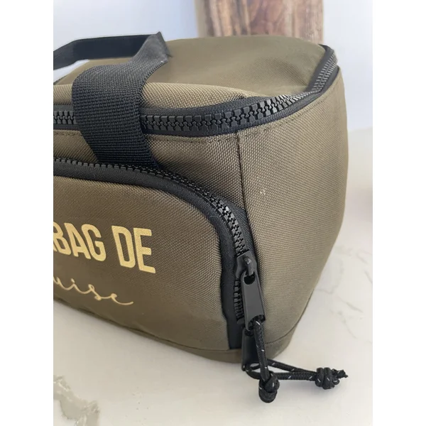 Lunchbag Personnalisé Isotherme Kaki pour Enfant - Pratique et Stylé