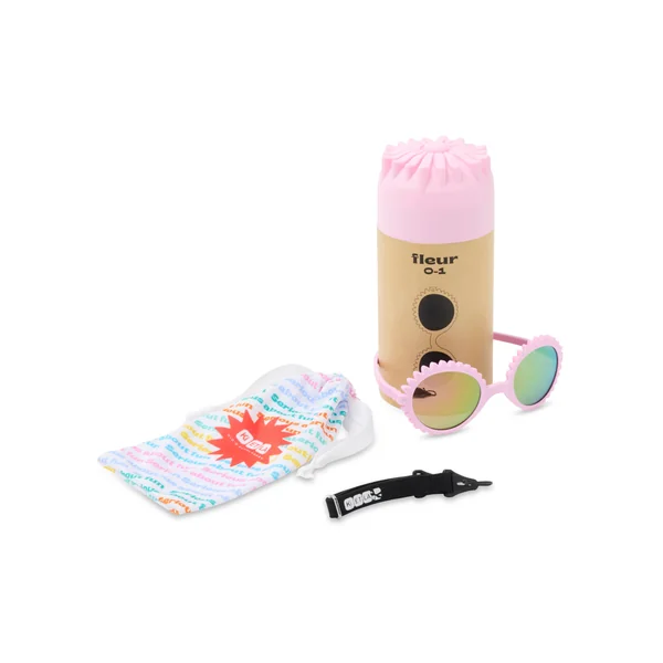 Lunettes de soleil FLEUR incassables Catégorie 3 pour enfant 0 à 4 ans - Ki ET LA