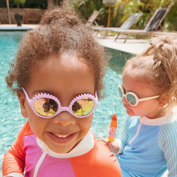 Lunettes de soleil FLEUR incassables Catégorie 3 pour enfant 0 à 4 ans - Ki ET LA