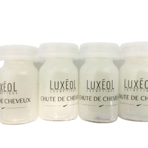 LUXÉOL - Traitement anti chute réactionnelle 3 en 1 - 14 fioles programme 1 mois