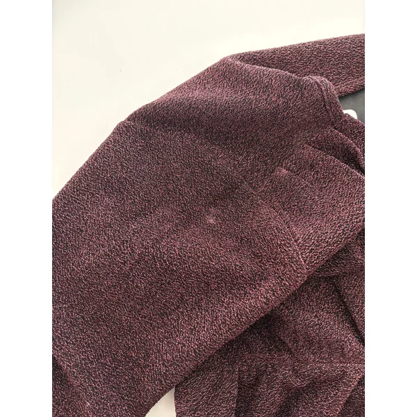 LÉGERS DÉFAUTS - Robe NAHÉMA à manches longues - prune brillant