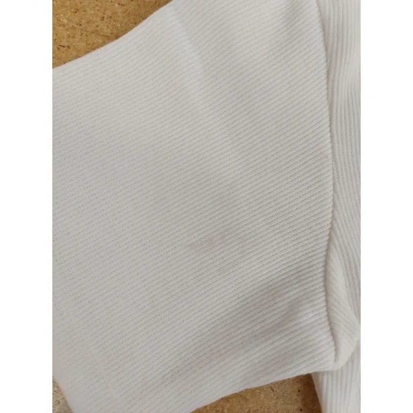 LÉGERS DÉFAUTS - T-shirt TALIA à boutons - blanc