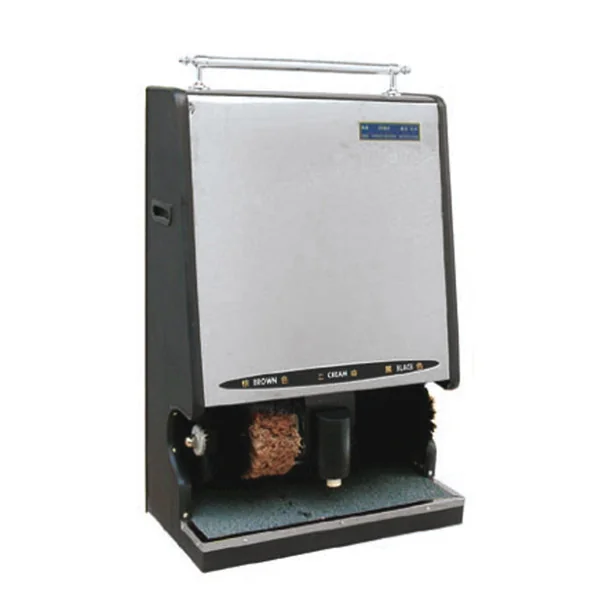 MACHINE À CIRER LES CHAUSSURES 60W 30x53x85 CM ARGENTE ACIER (1 UNITÉ) - Garcia de Pou