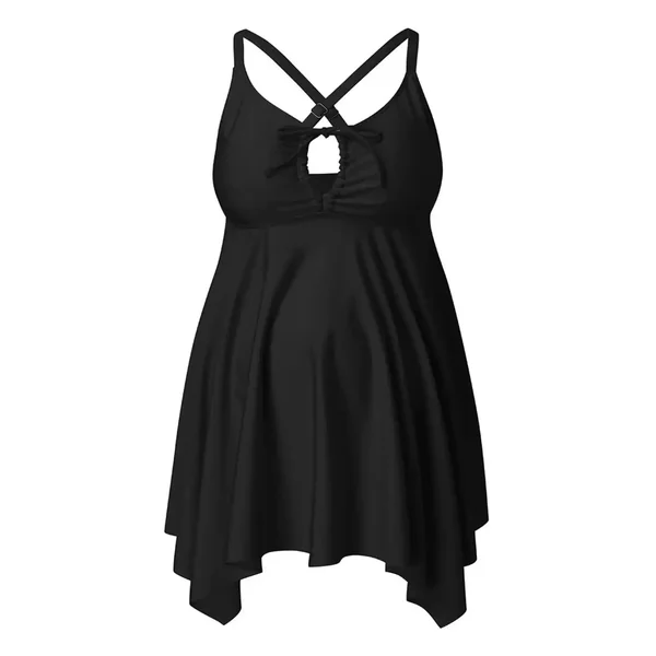 Maillot de Bain 1 Piece Grossesse Style Jupe