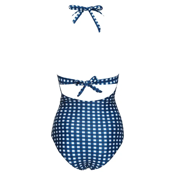 Maillot de bain de grossesse vichy bleu - Reste T34