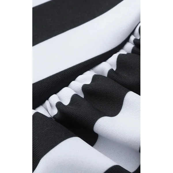Maillot de Bain Grossesse Armature Noir Et Blanc