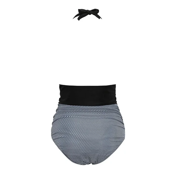 Maillot de Bain Grossesse Rayé