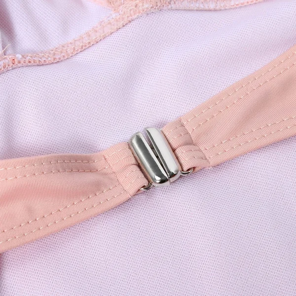 Maillot de bain rose à volants - Reste T34-36