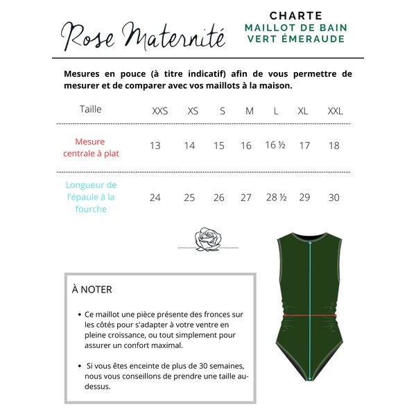 Maillot de bain une-pièce encolure haute - vert émeraude